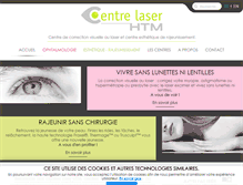 Tablet Screenshot of center-laser.com